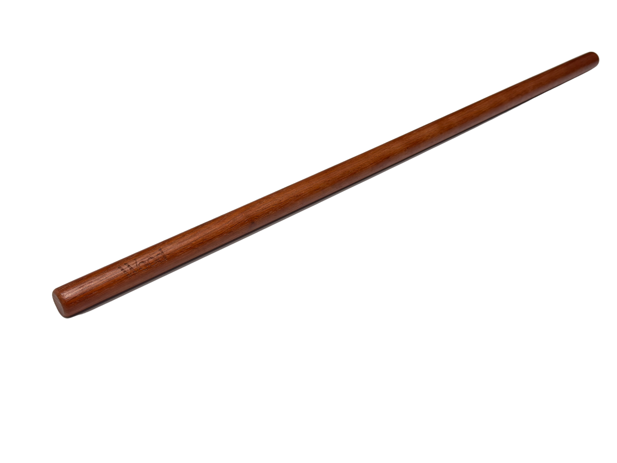 Pilates-Stab Eiche / Walnuss (80 cm)